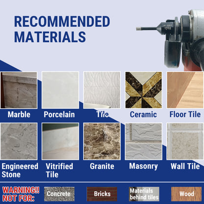 2pcs/set Professional HXIN Vacuum Brazed Diamond Core Drill Bits with 5/8’’-11 Thread for Marble Porcelain Tile Ceramic Masonry